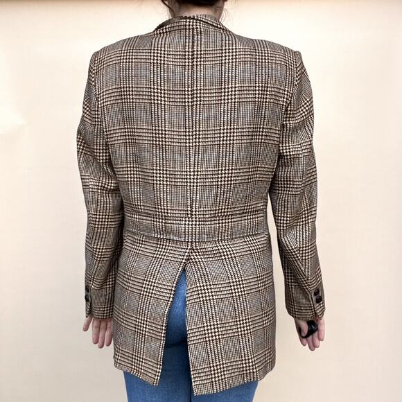 Malibu Clothes Men's Vintage Cashmere Houndstooth Sport Coat, Made In USA - Picture 11 of 12